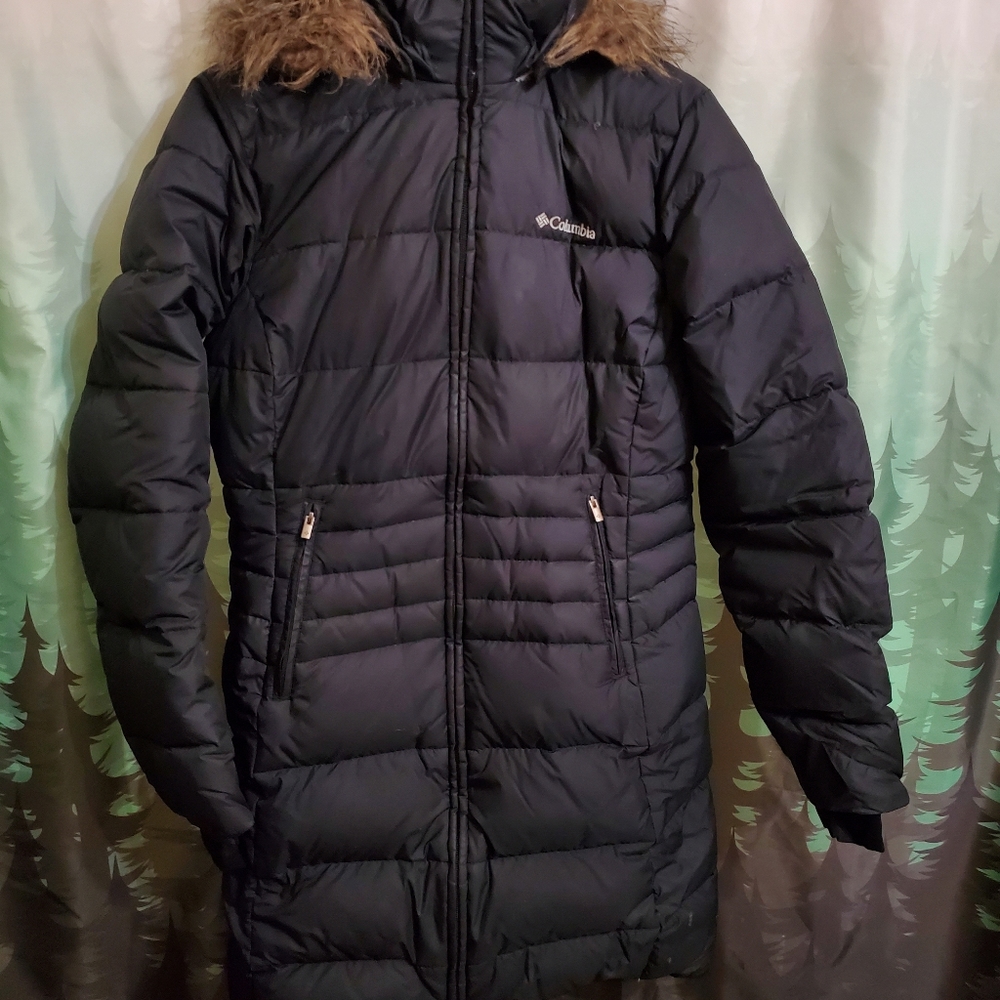 Womens long Columbia jacket